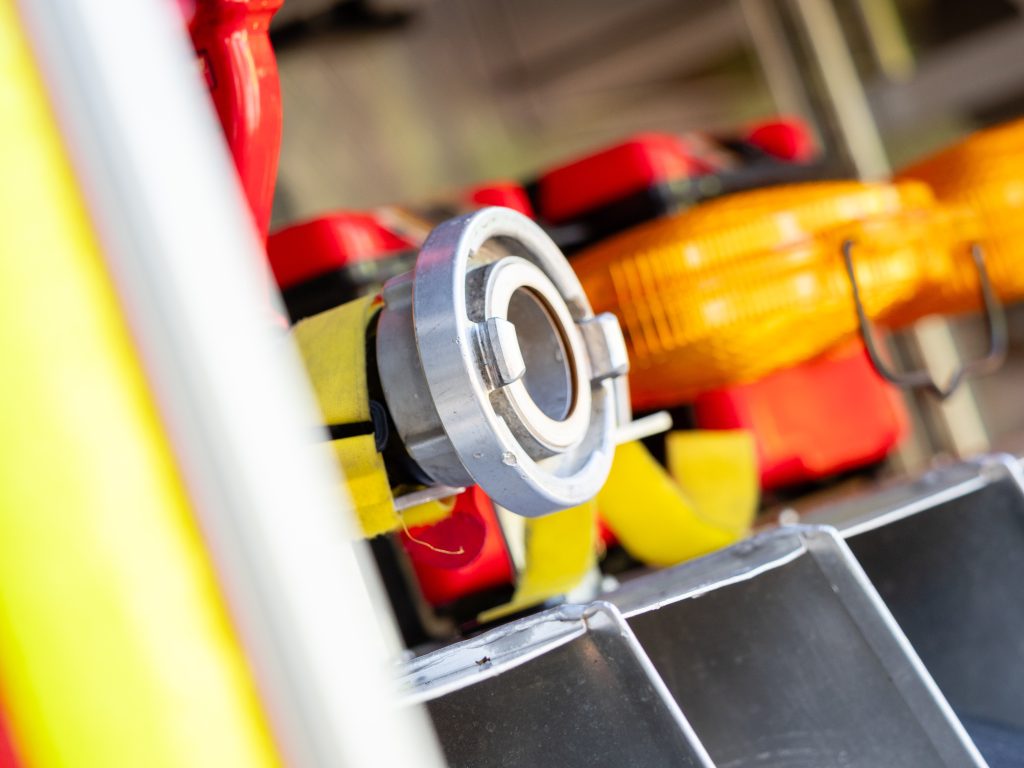 Ausstattung Feuerwehrauto Freiwilligen Feuerwehr Edenbergen