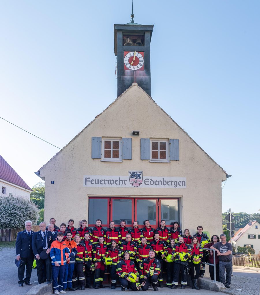 Gruppenbild freiwillige Feuerwehr Edenbergen