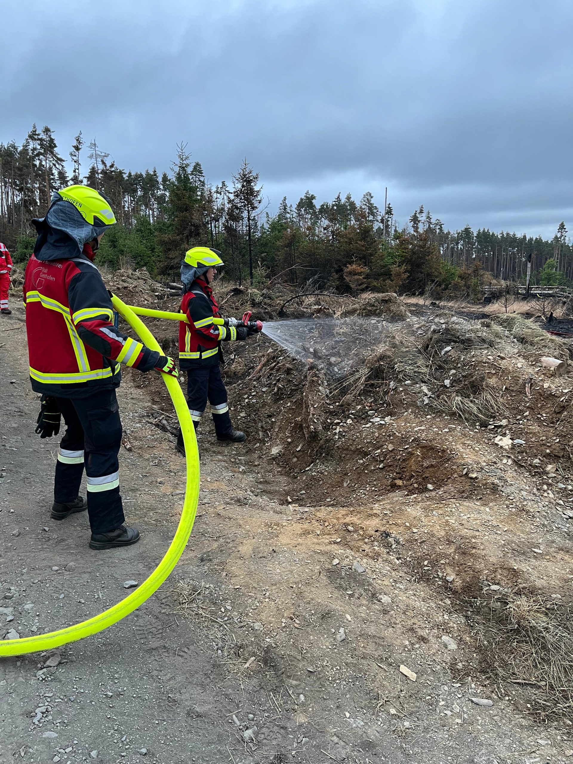 Hilfeleistungskontingent Waldbrände in Thüringen