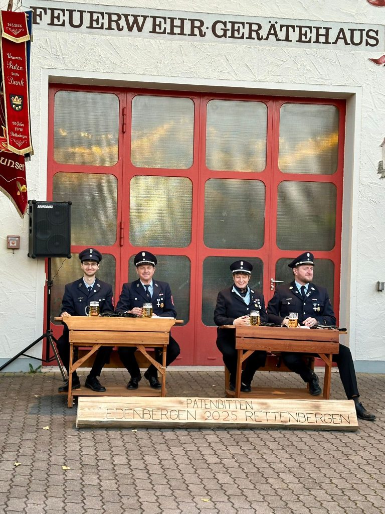 Patenbitten Feuerwehr Edenbergen und Feuerwehr Rettenbergen