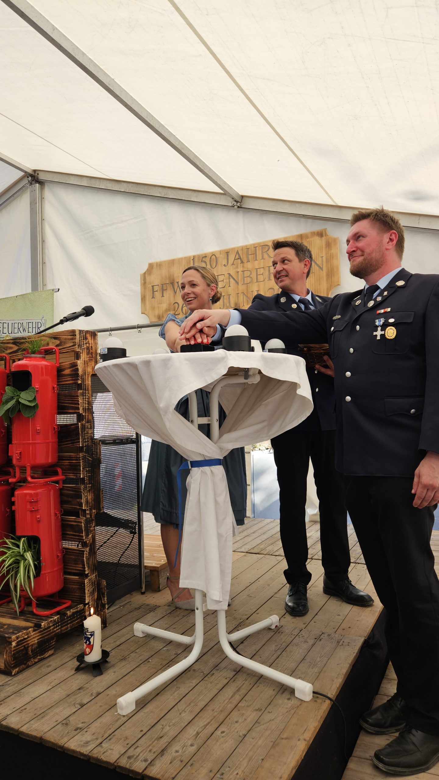 Einweihung neues Feuerwehrhaus Edenbergen
